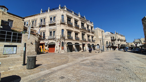 Las Calles Desiertas De La Ciudad Vieja De Jerusalem